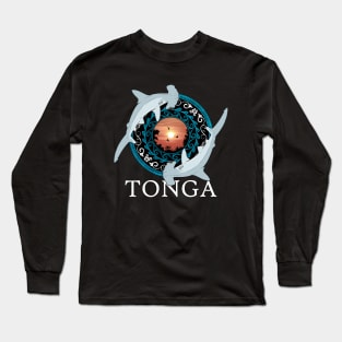 Hammerhead Sharks Tonga Pride Long Sleeve T-Shirt